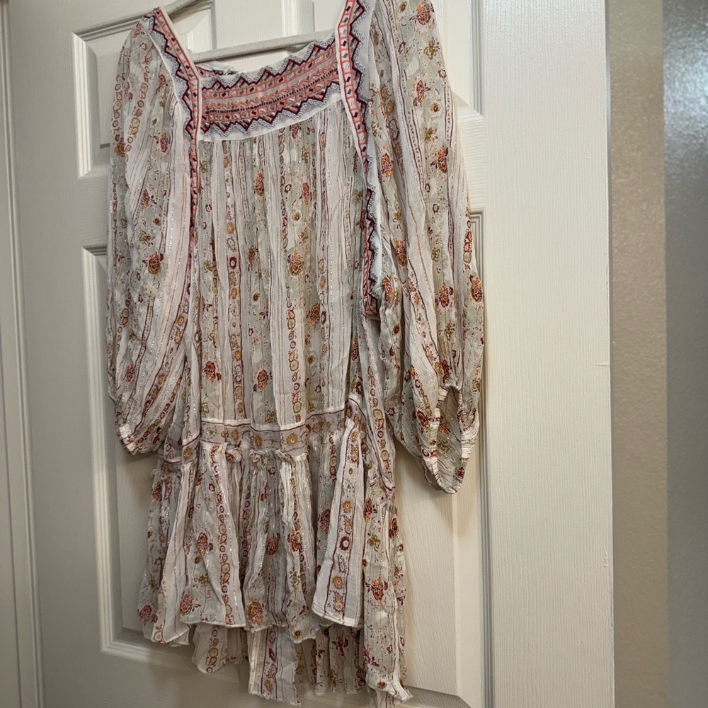 Free People Dance Magic Tunic in Ivory Colorway - Picture 9 of 16